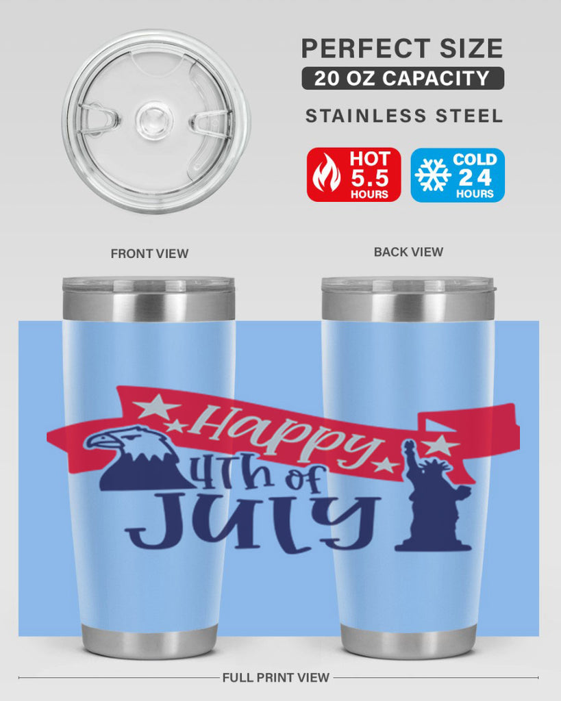 Happy th Of July Style 156#- Fourt Of July- Tumbler
