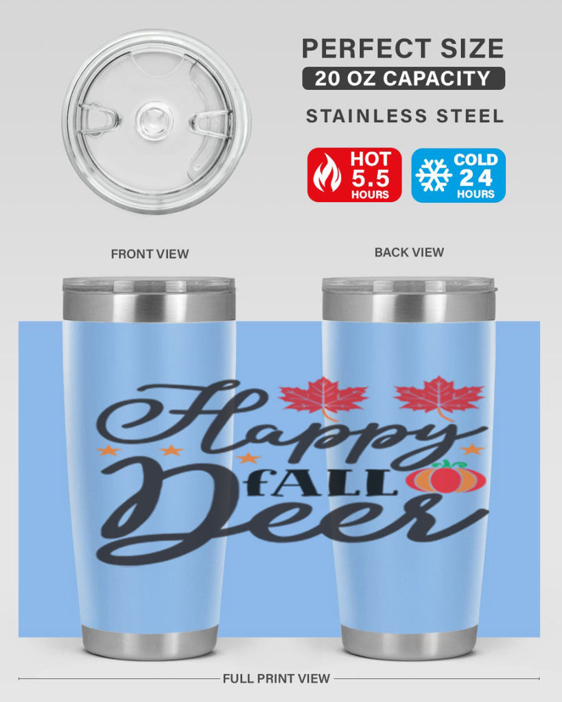 Happyfalldeer 254#- fall- Tumbler