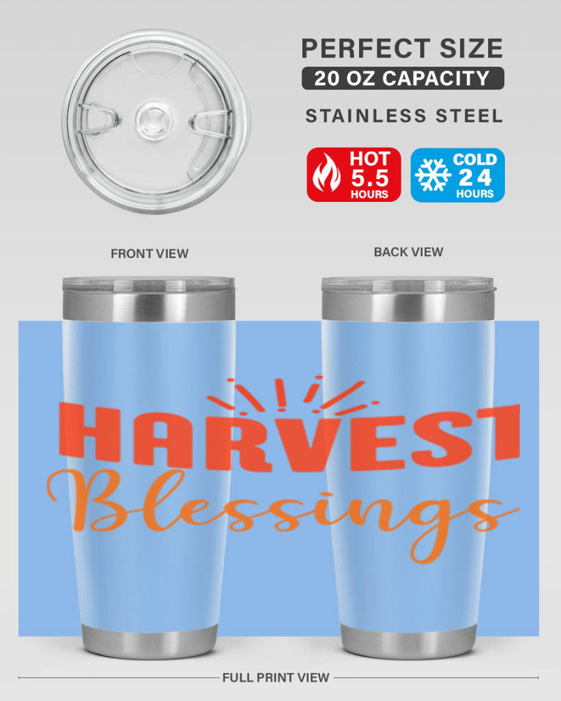 Harvest Blessings Design 264#- fall- Tumbler