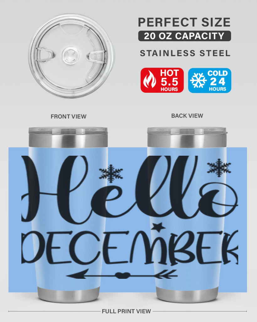 Hello December161#- winter- Tumbler