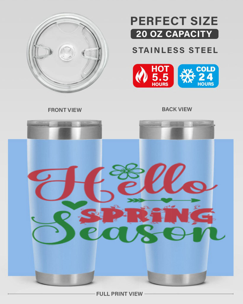 Hello Spring Season 224#- spring- Tumbler