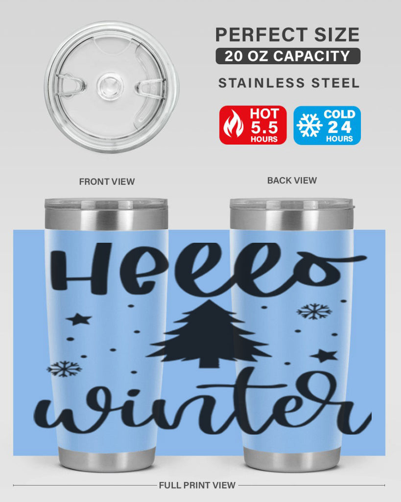 Hello Winter 162#- winter- Tumbler