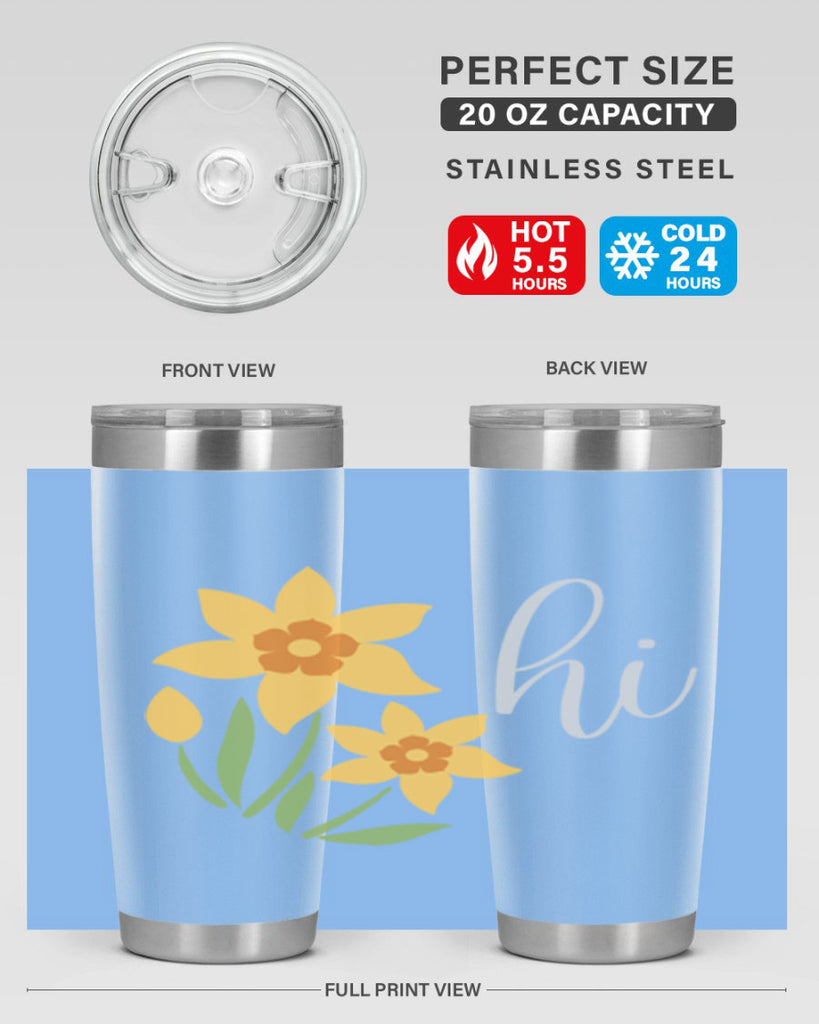 Hi daffodil flower236#- spring- Tumbler