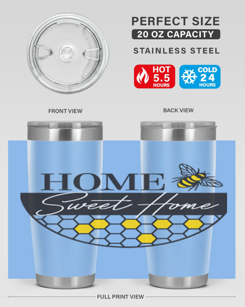 Home Sweet home bee and hive244#- spring- Tumbler