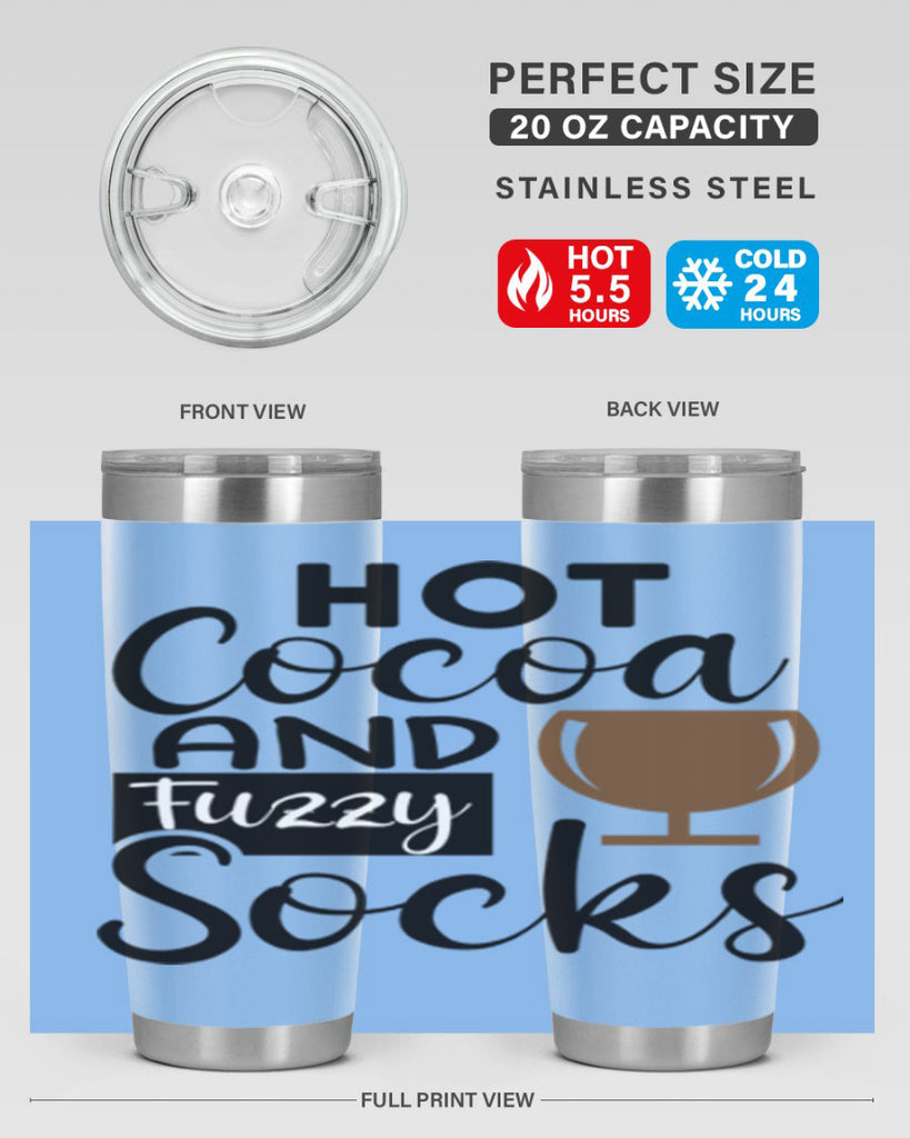 Hot Cocoa And Fuzzy Socks 218#- winter- Tumbler