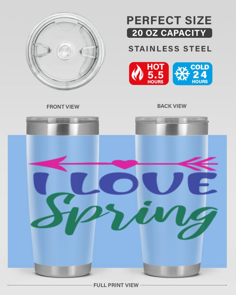 I Love Spring 272#- spring- Tumbler
