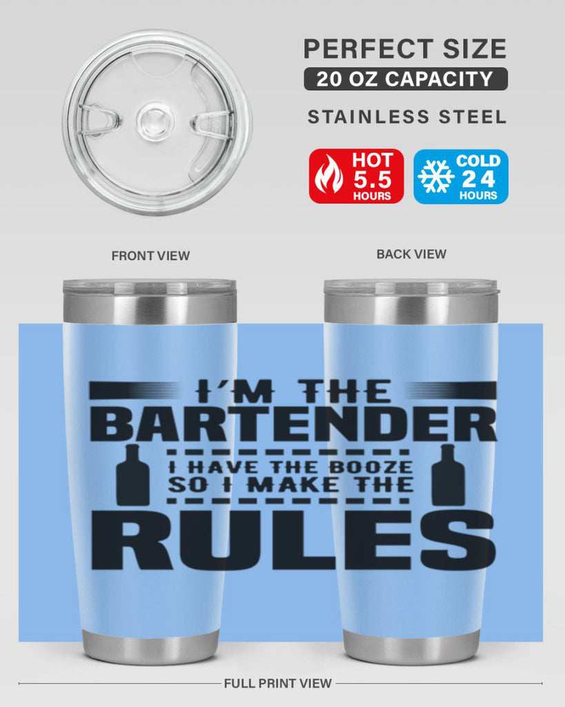 I am the Bartender Style 2#- bartender- tumbler