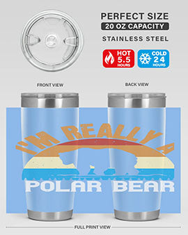 I'm Really A Polar Bear 38#- Bears- Tumbler