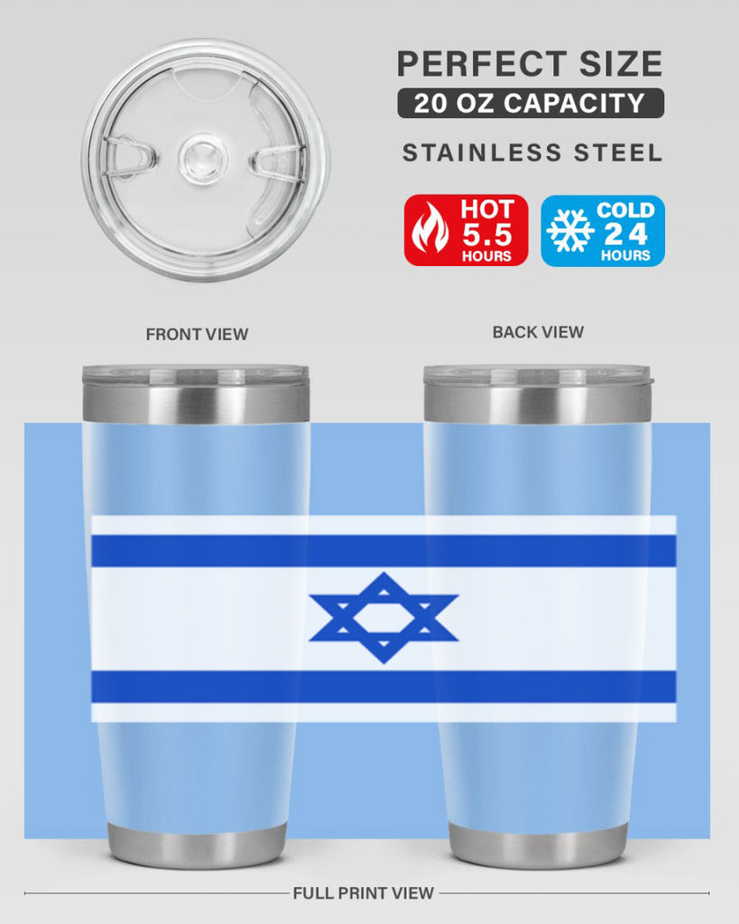 Israel 116#- world flags- Tumbler