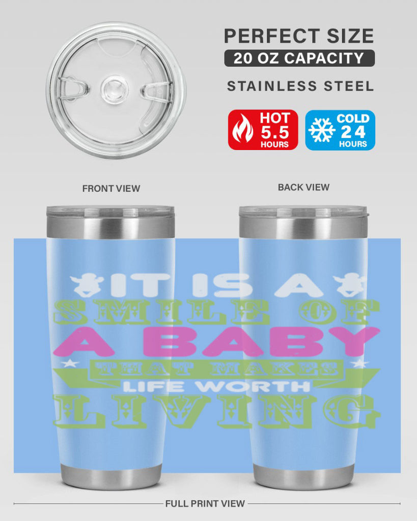 It is a smile of a baby Style 188#- baby- tumbler