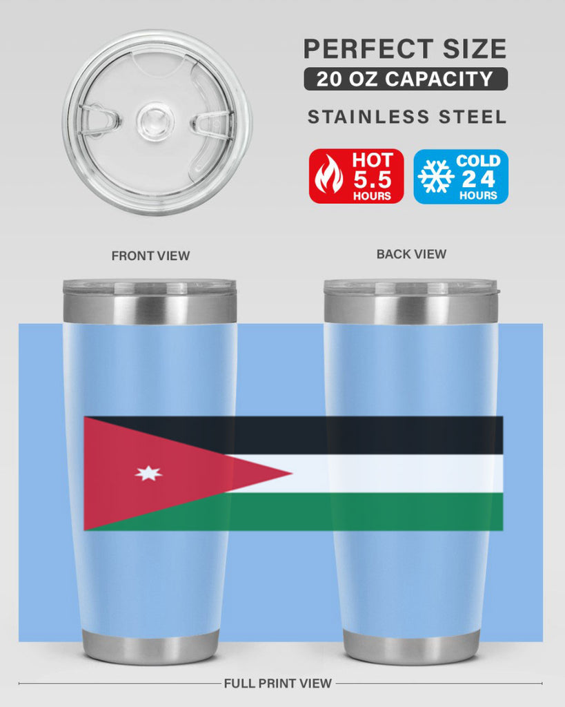 Jordan 112#- world flags- Tumbler