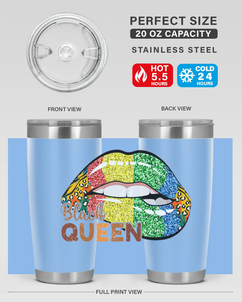 Juneteenth Black Queen Sexy Lip Png 35#- Juneteenth- tumbler
