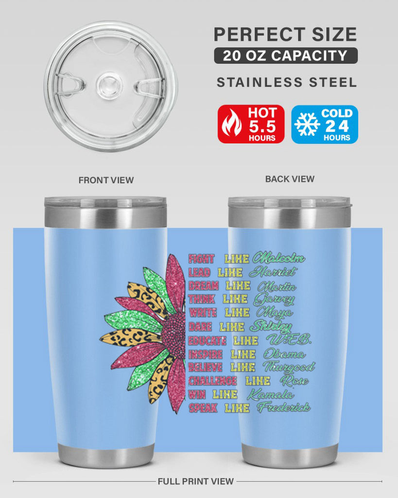 Juneteenth Sunflower Design 17#- Juneteenth- tumbler