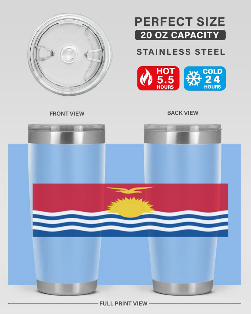 Kiribati 109#- world flags- Tumbler