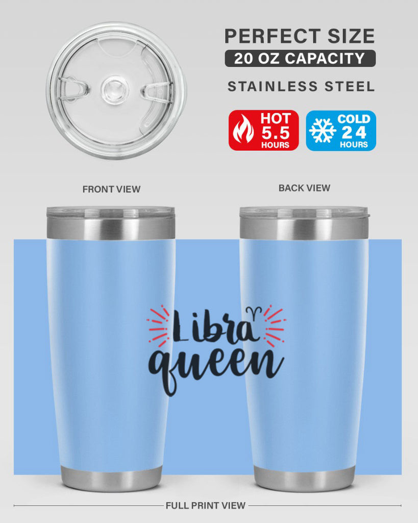 Libra queen 319#- zodiac- Tumbler
