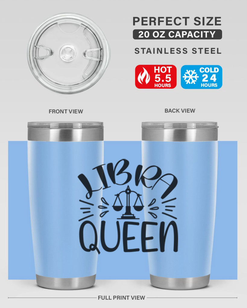 Libra queen 328#- zodiac- Tumbler