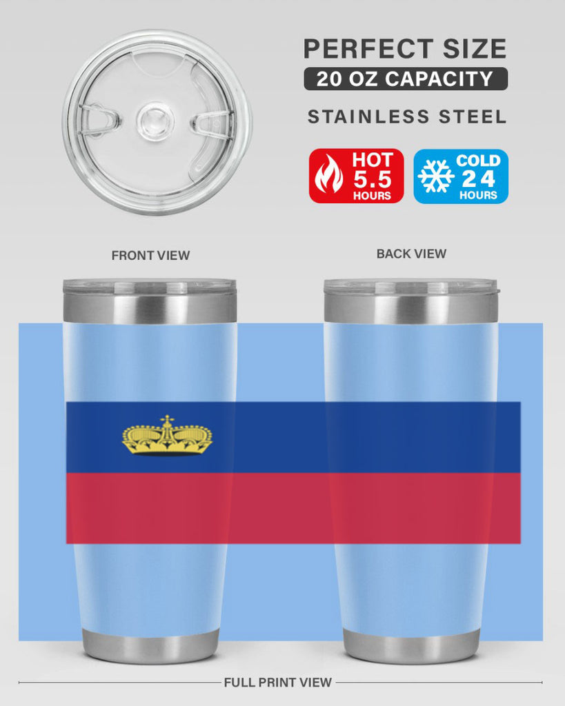 Liechtenstein 99#- world flags- Tumbler