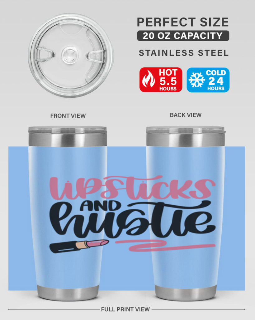 Lipstick And Hustie Style 59#- make up- Tumbler