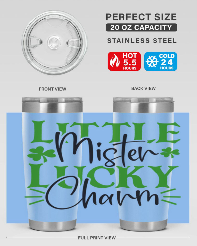 Little Mister Lucky Charm Style 153#- St Patricks Day- Tumbler