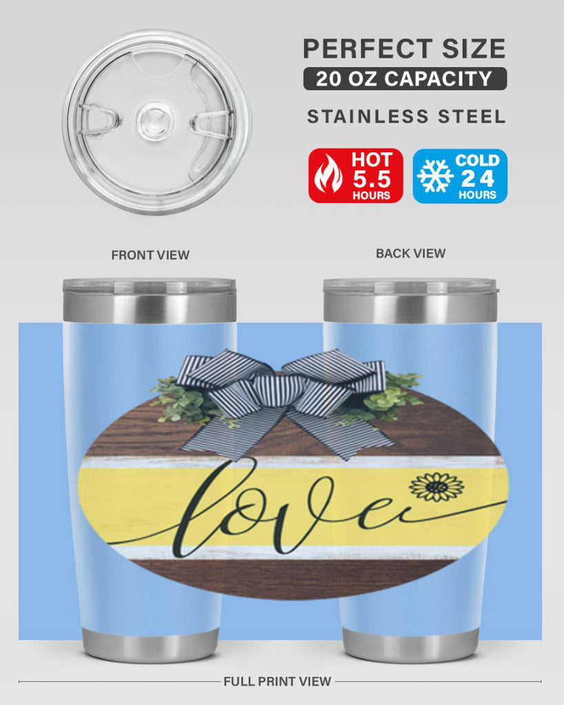 Love and daisy Mockup326#- spring- Tumbler