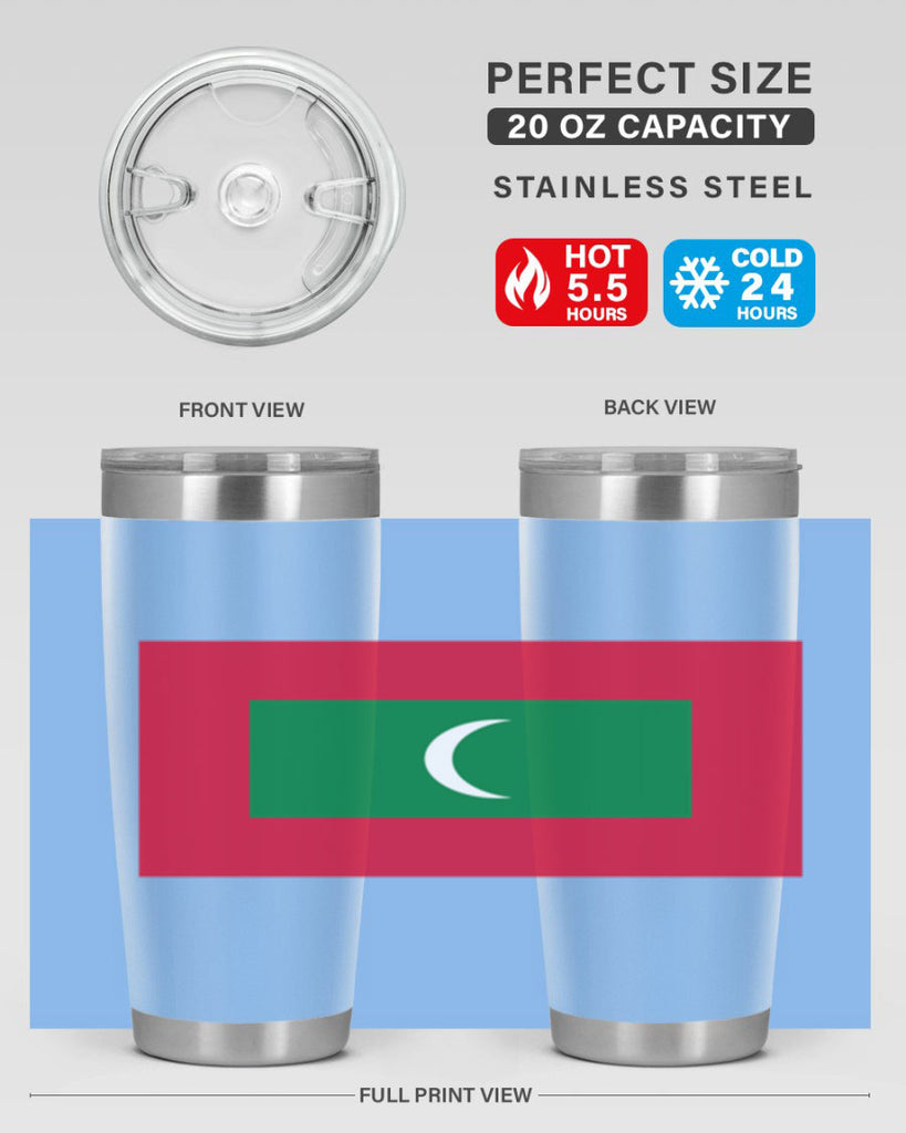 Maldives 93#- world flags- Tumbler