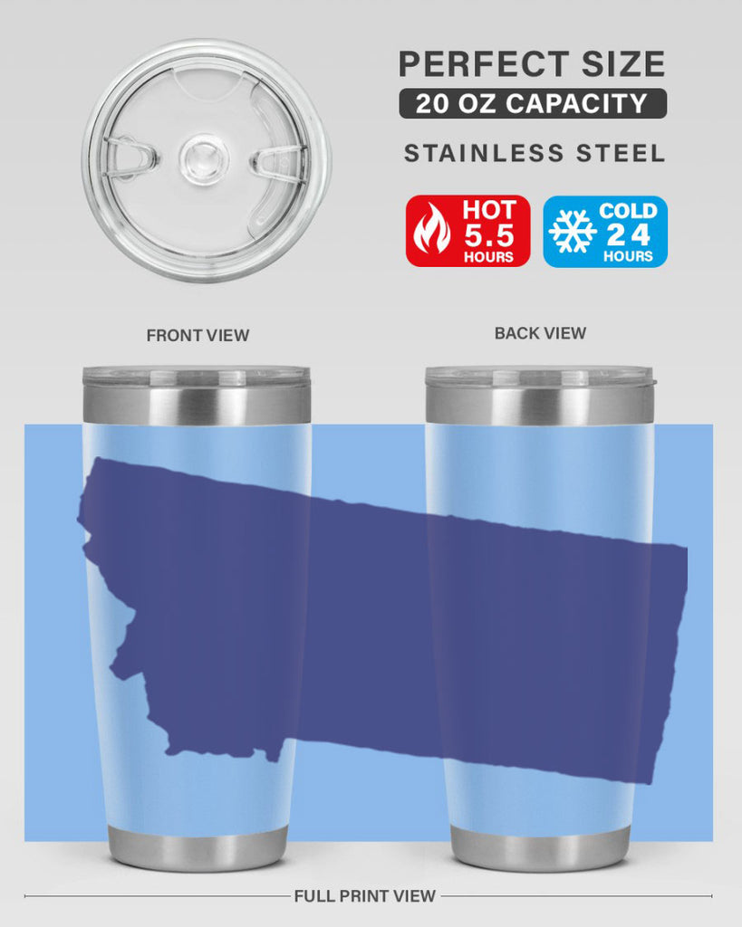 Montana 25#- stateflags- Tumbler