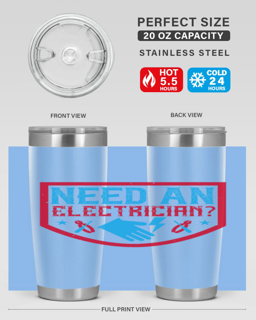 Need an electrician Style 23#- electrician- tumbler