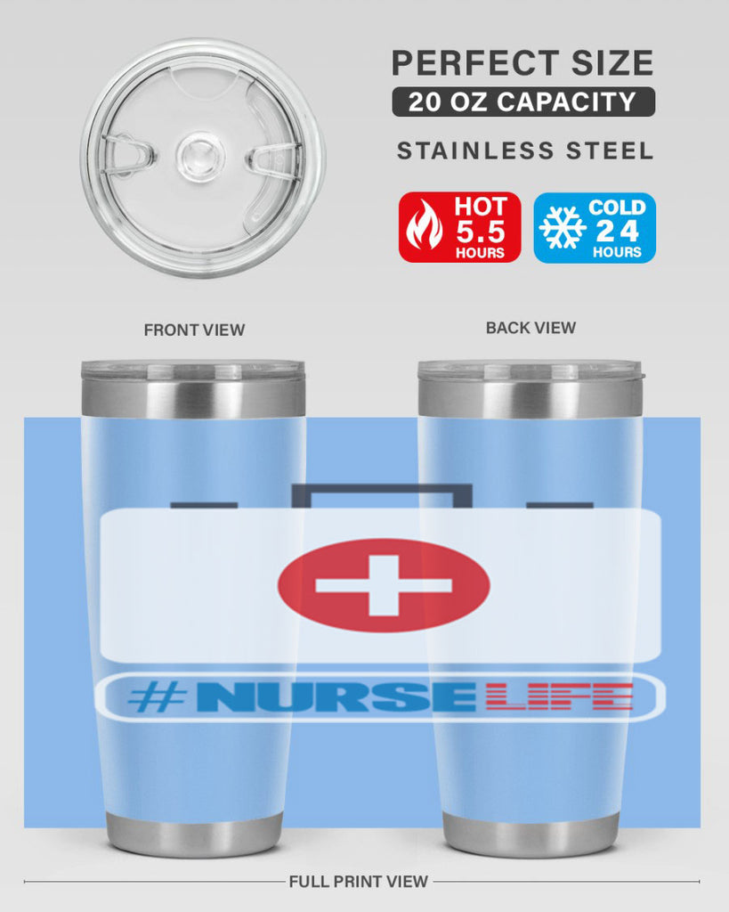 Nurse lifeTransperment png Style 405#- nurse- tumbler