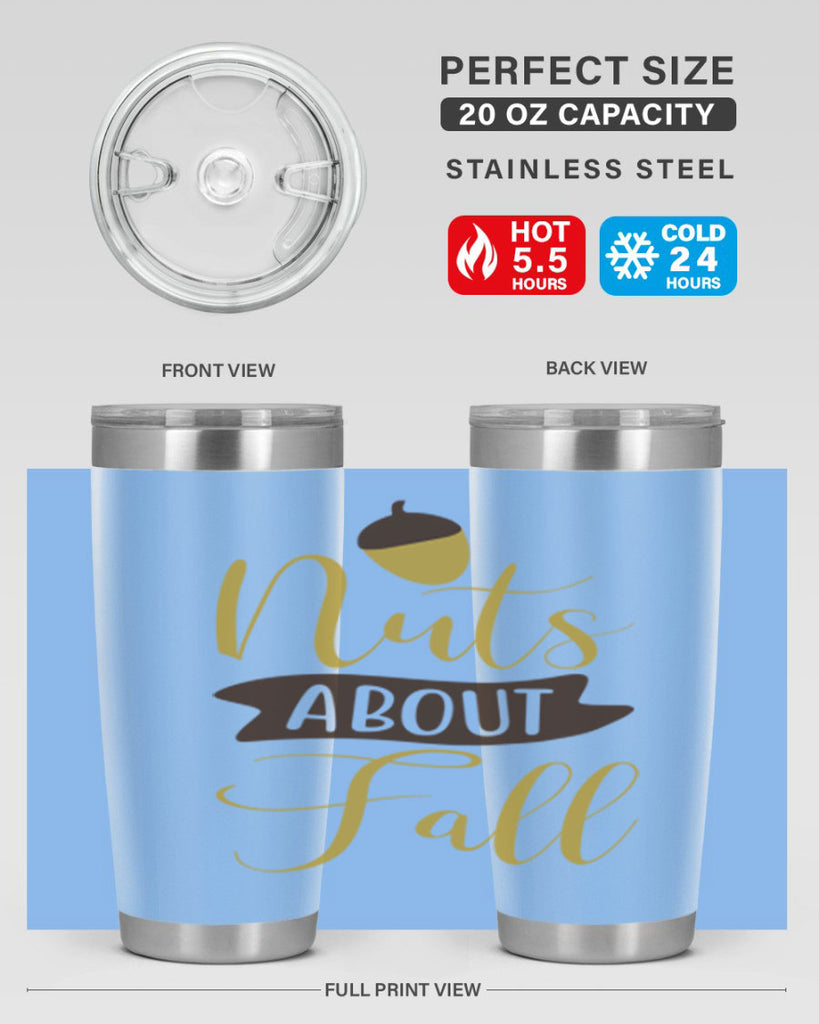 Nuts About Fall 442#- fall- Tumbler