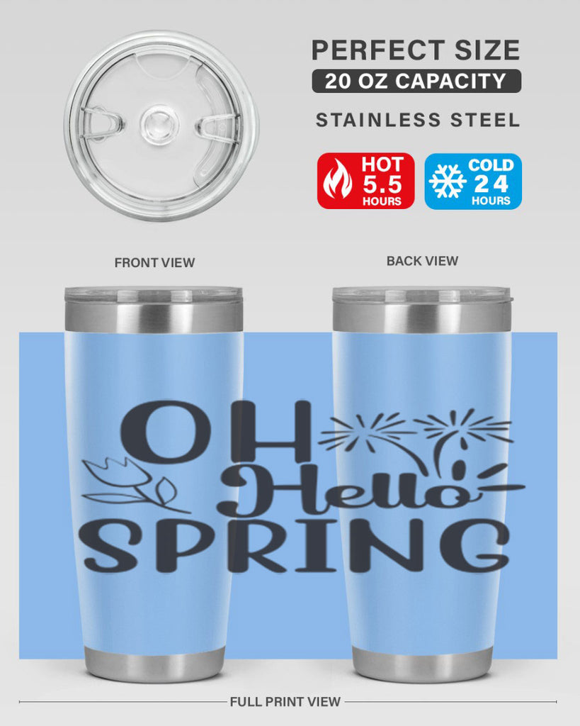 Oh hello spring 358#- spring- Tumbler