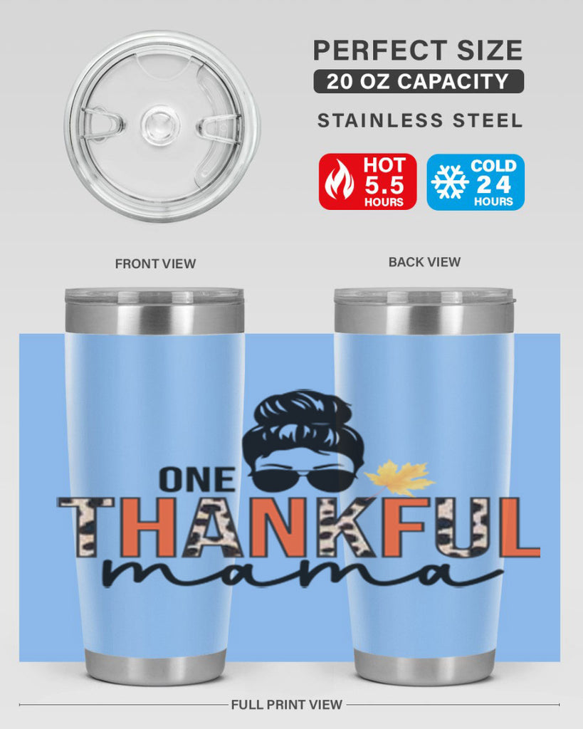 One thankful mama 463#- fall- Tumbler