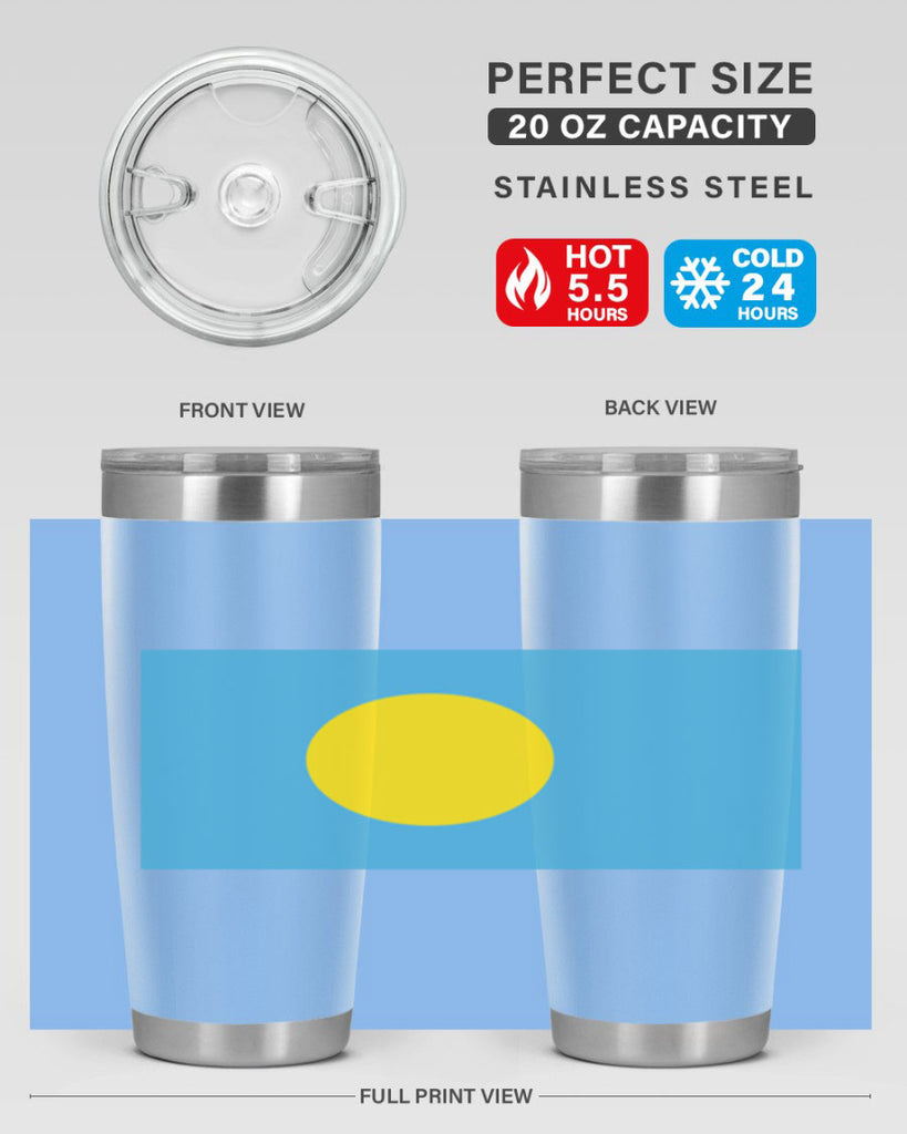 Palau 65#- world flags- Tumbler