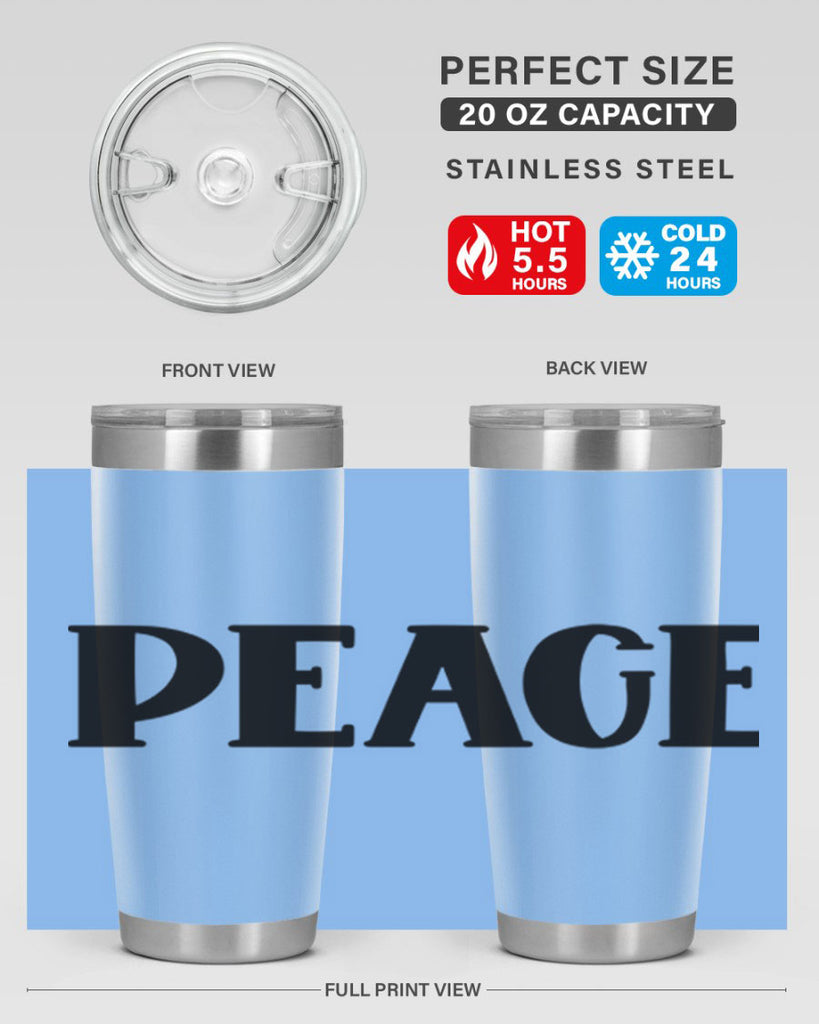 Peace Style 40#- St Patricks Day- Tumbler