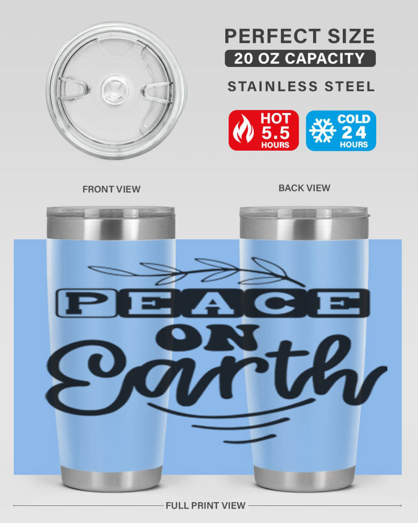 Peace on Earth 335#- winter- Tumbler