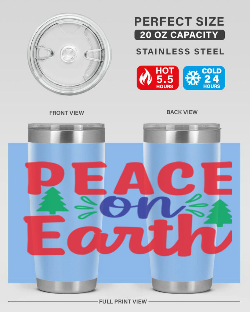 Peace on Earth 336#- winter- Tumbler