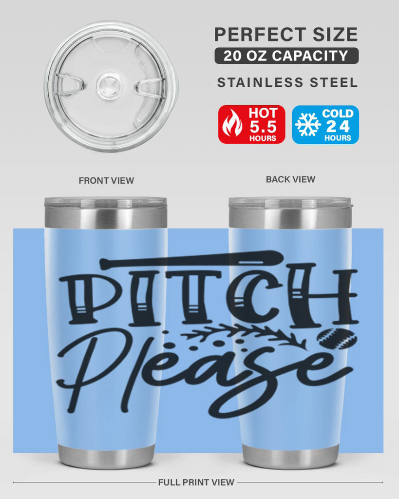 Pitch Please 2037#- baseball- Tumbler