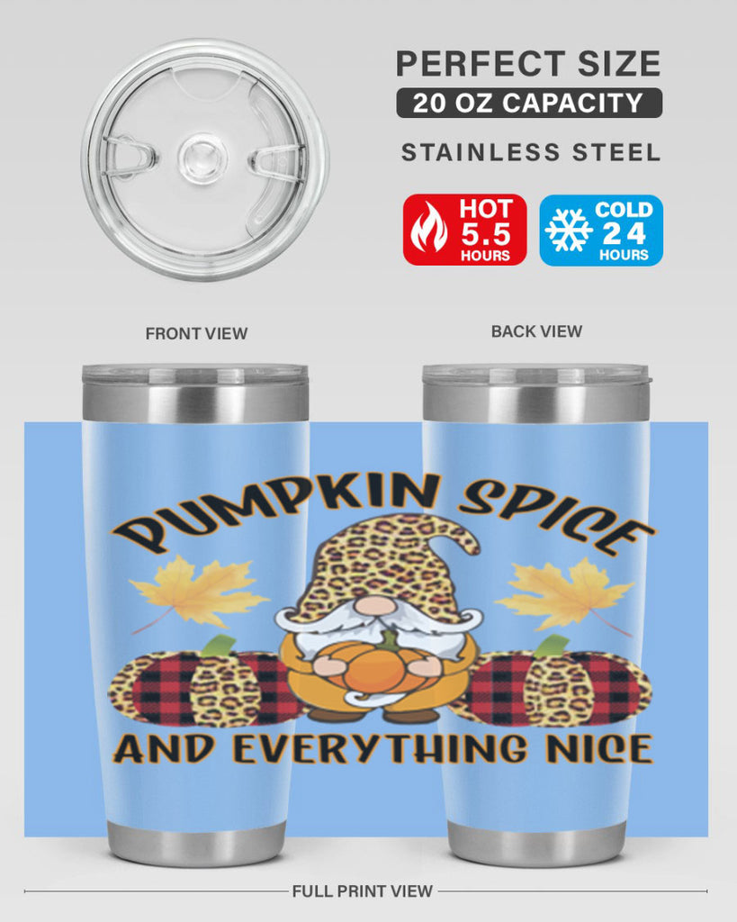Pumpkin Spice and Everything Nice 534#- fall- Tumbler