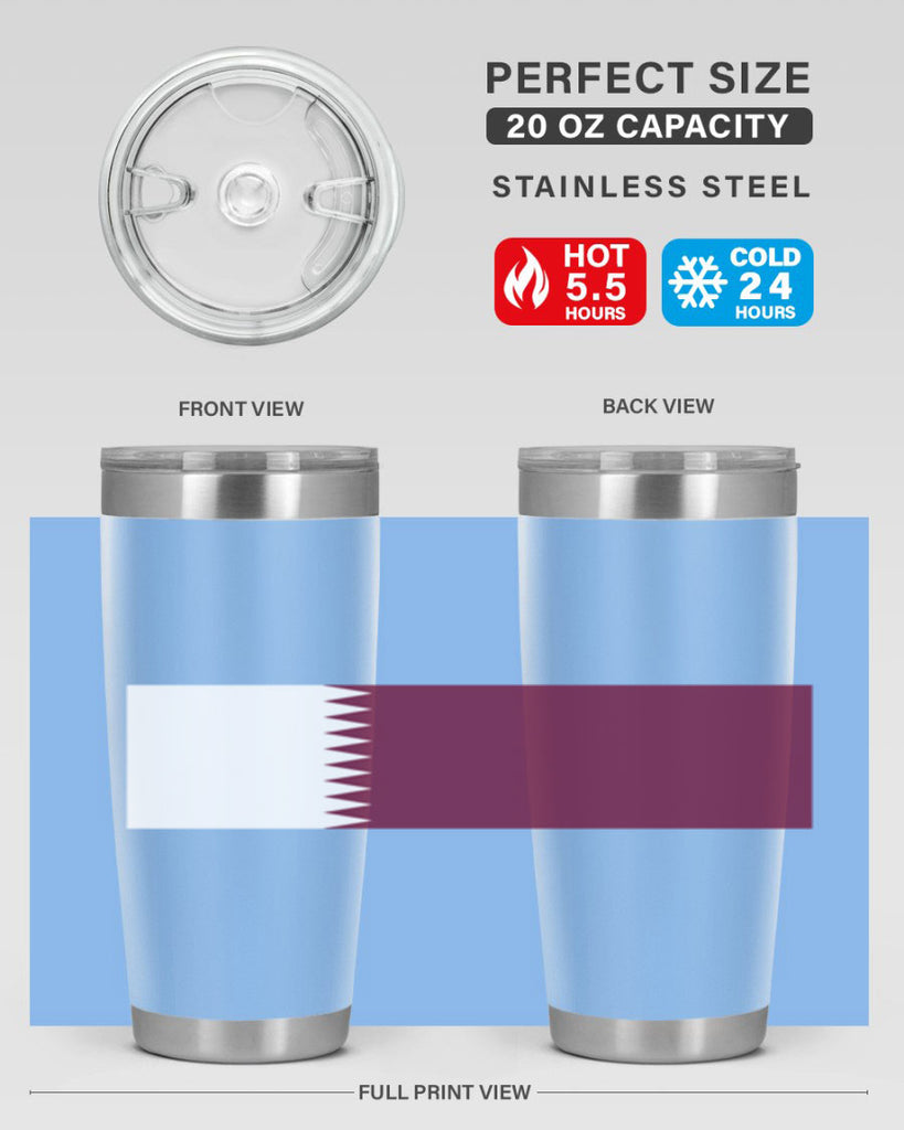 Qatar 56#- world flags- Tumbler