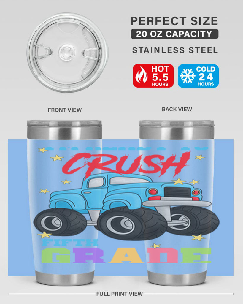 Ready to Crush 5th Grade 22#- 5th grade- Tumbler