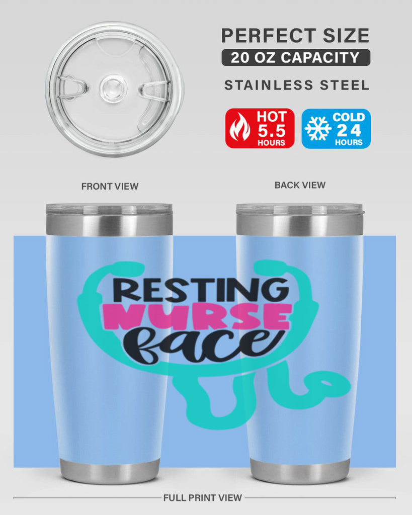 Resting Nurse Face Style Style 57#- nurse- tumbler