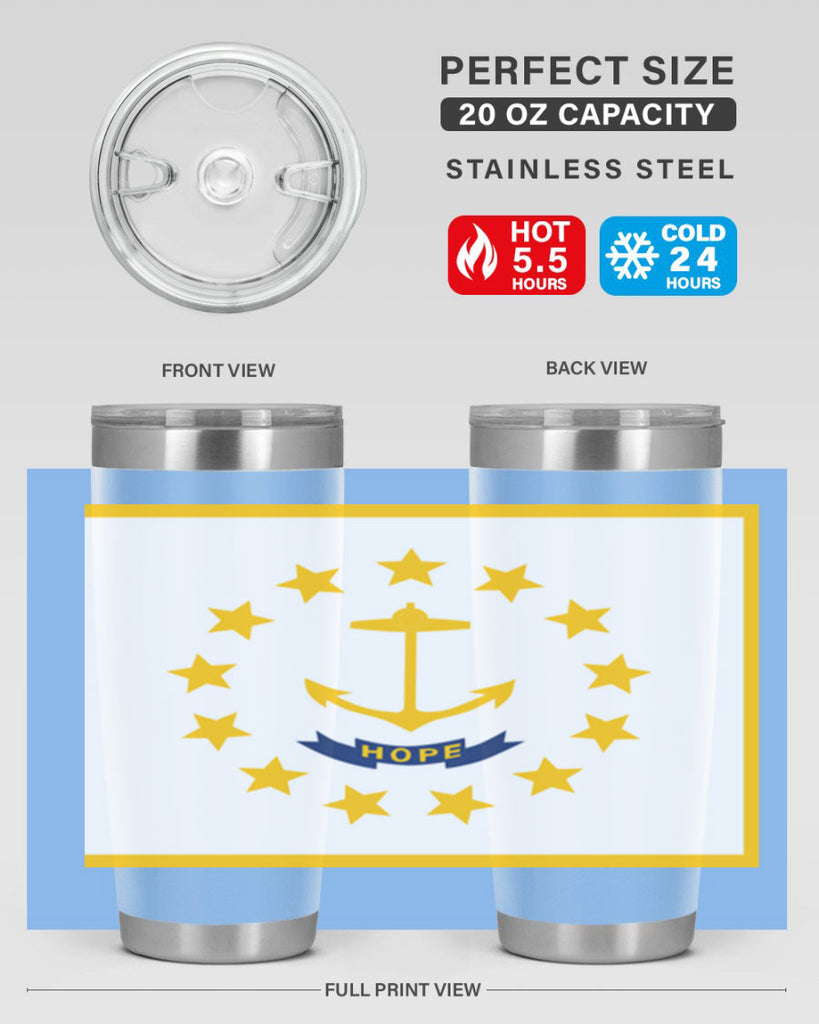 Rhode Island 13#- Us Flags- Tumbler