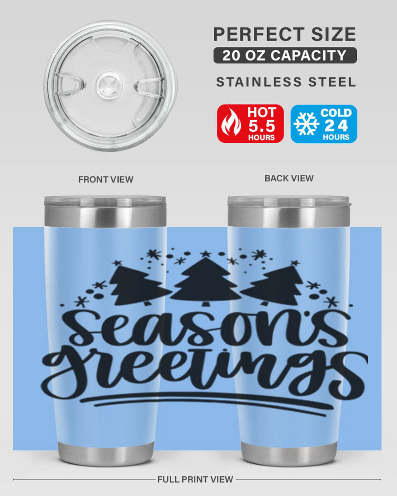 Seasons Greetings345#- winter- Tumbler