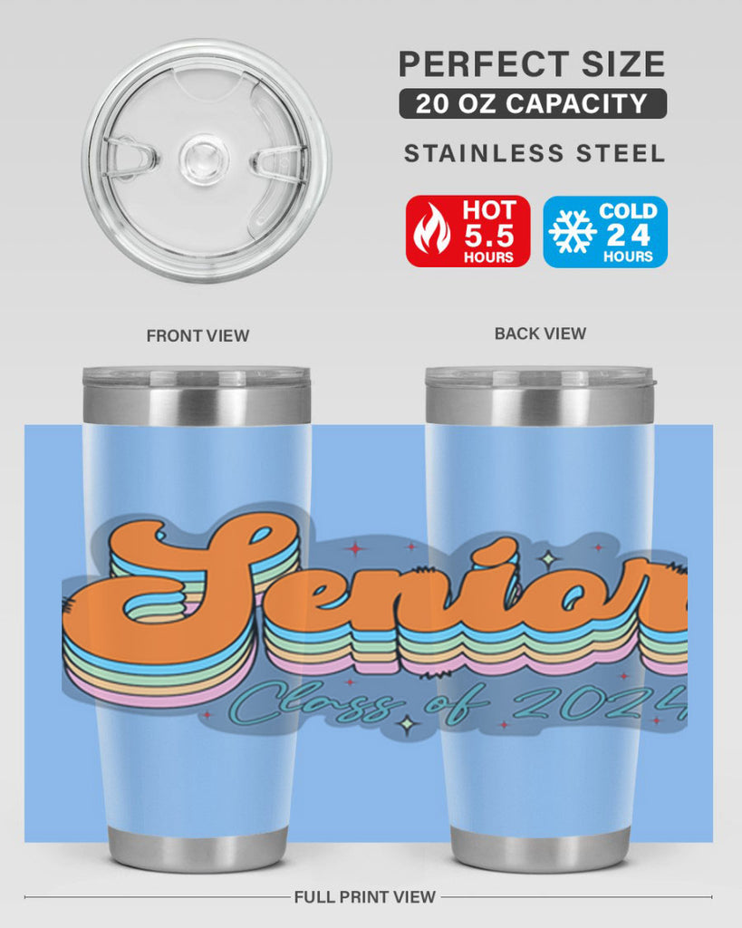 Senior class of 2024 18#- 12th grade- Tumbler