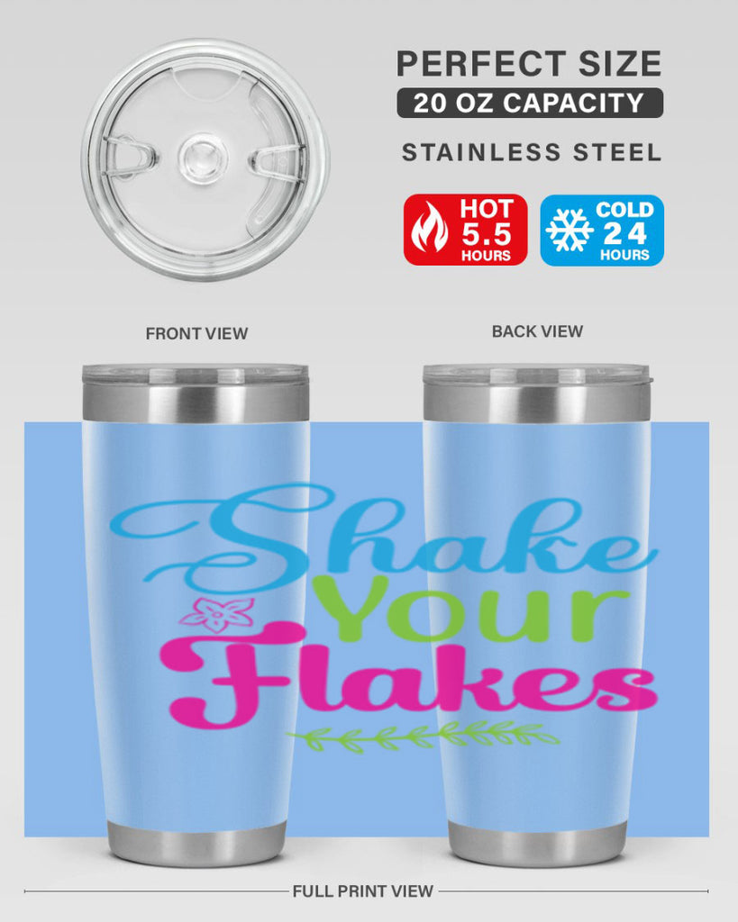 Shake Your Flakes 356#- winter- Tumbler