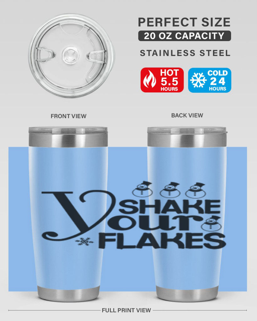 Shake Your Flakes 357#- winter- Tumbler