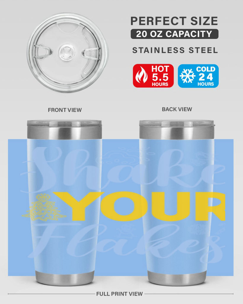 Shake your flakes361#- winter- Tumbler