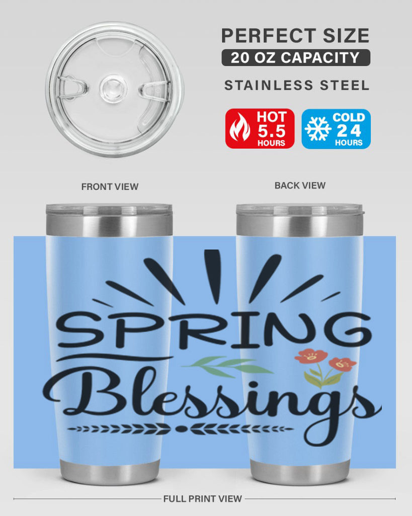 Spring Blessings  482#- spring- Tumbler