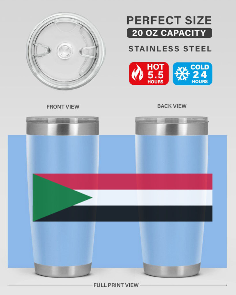 Sudan 31#- world flags- Tumbler