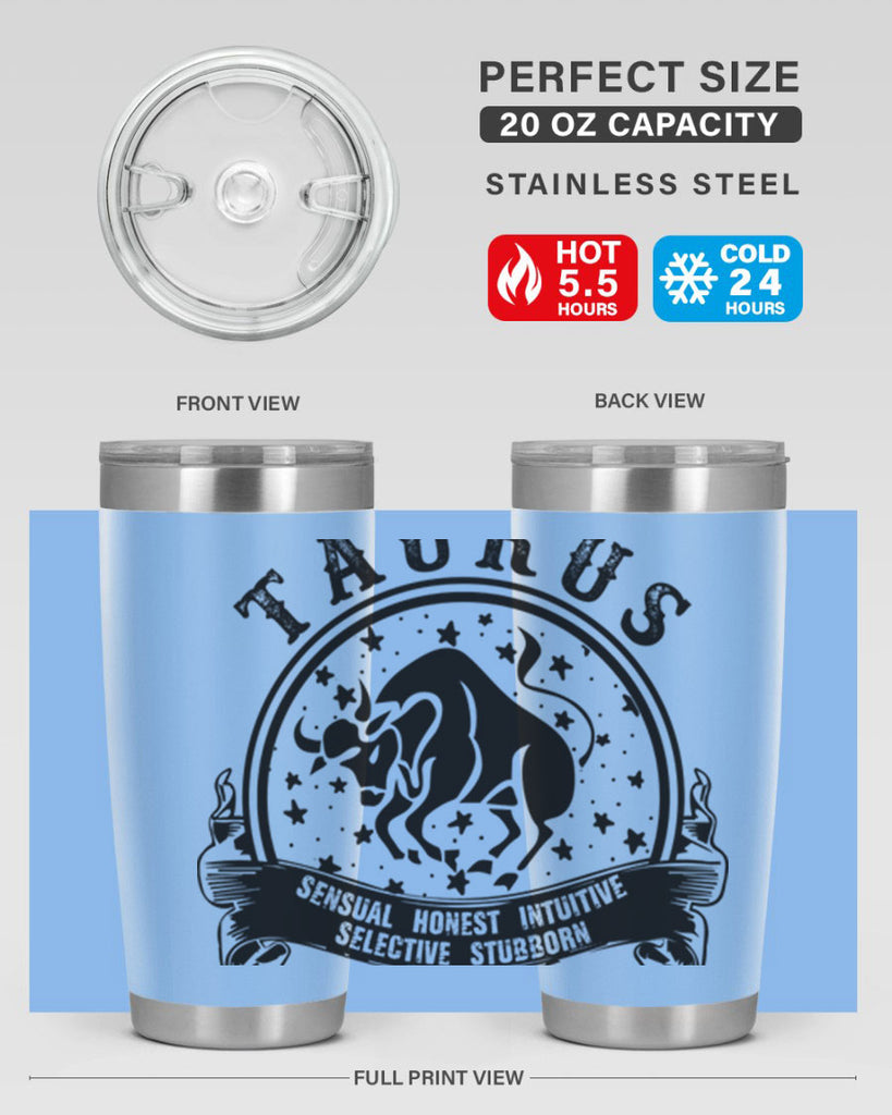 Taurus 5#- zodiac- Tumbler