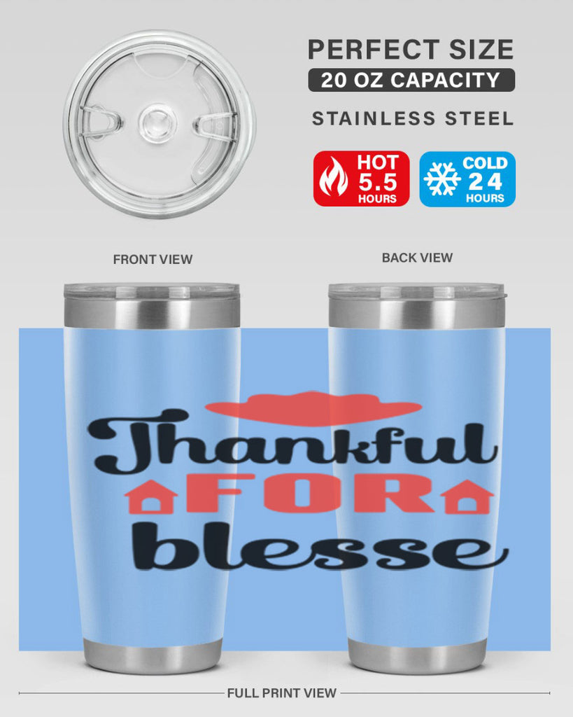 Thankful for blesse 599#- fall- Tumbler